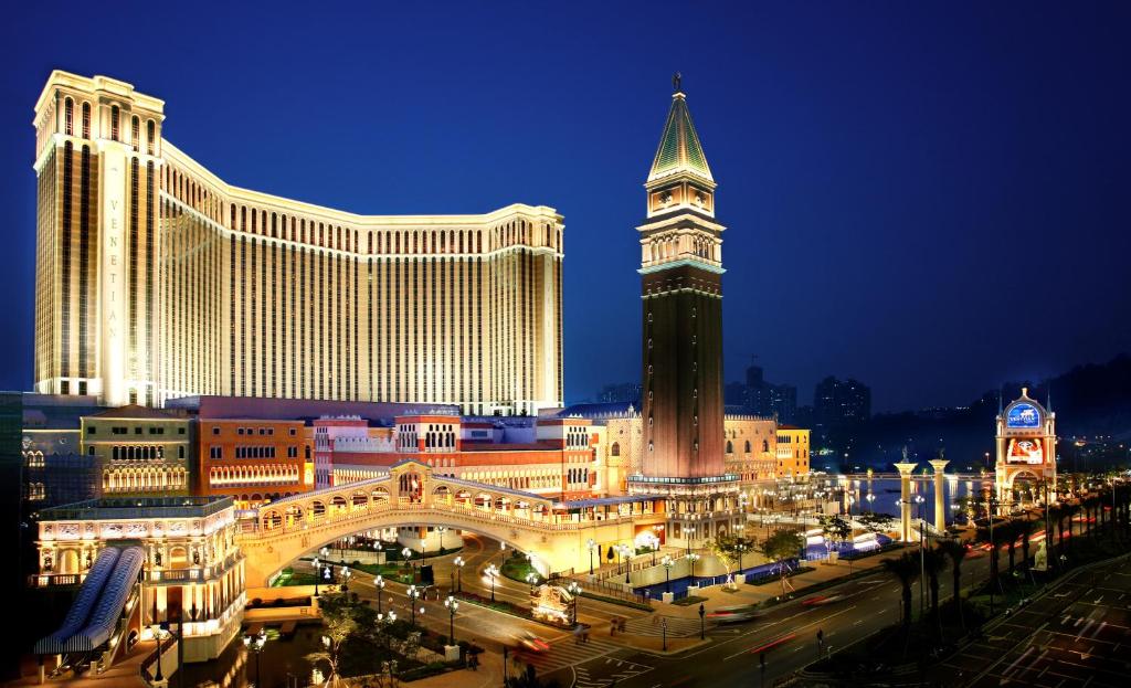 The Venetian Macao, China: "The Venetian Macao, a grand casino with stunning Venetian-inspired design in China."