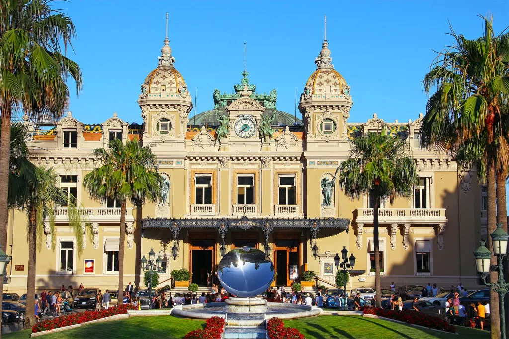 Casino de Monte-Carlo, Monaco: "Casino de Monte-Carlo, a historic and glamorous casino in Monaco."