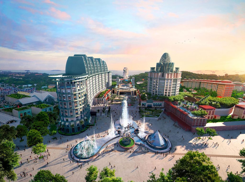 Resorts World Sentosa, Singapore: "Resorts World Sentosa, a vibrant casino resort in Singapore."